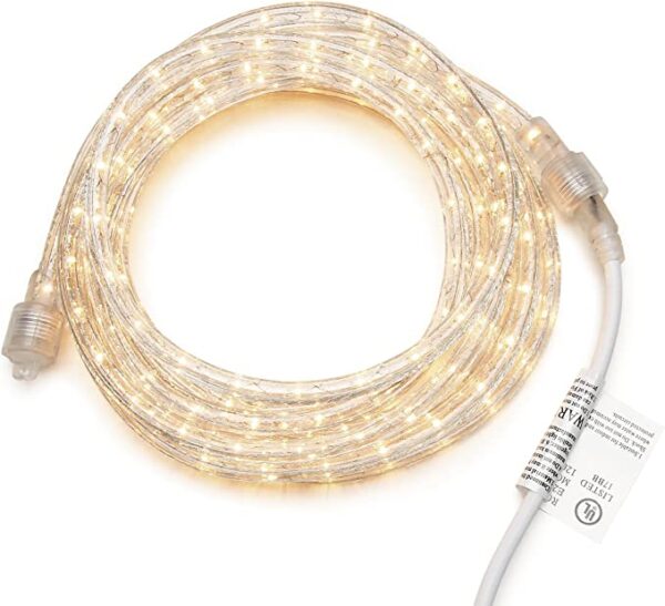 Darice Rope Light Set, Flexible Clear Tube Light