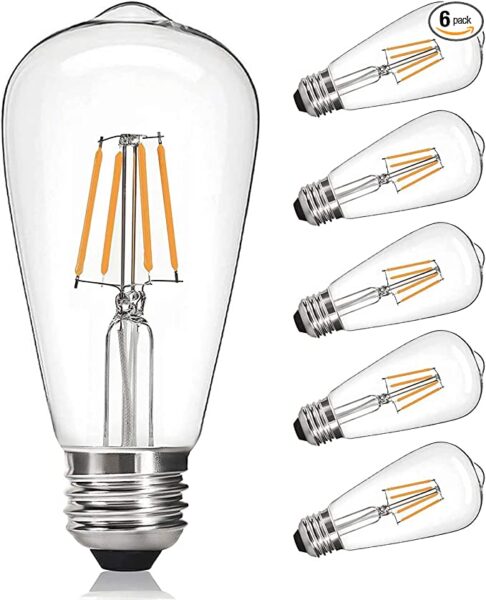 CMYK E26 Edison Bulb 4 watt
