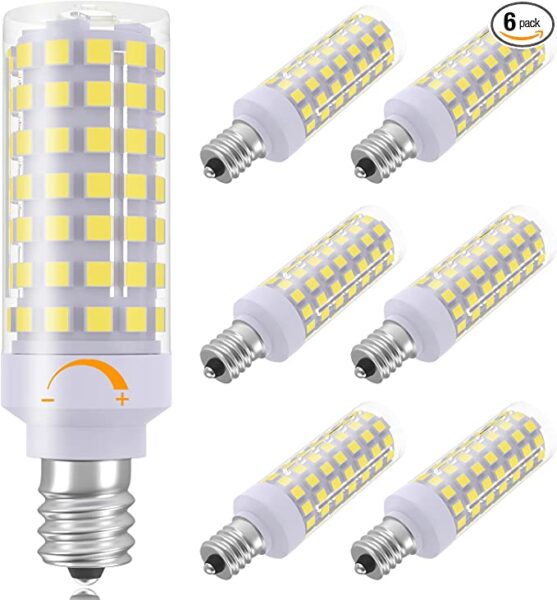 TAIYALOO E12 LED Candelabra Base Bulbs